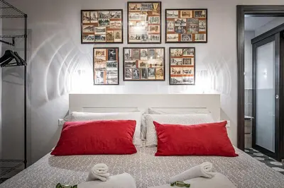 Letto o letti in una camera di San Paolino 24 Hours