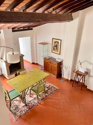 Area soggiorno di Bright Flat by Arno River, Walk Everywhere