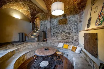 Area soggiorno di Luxury Magnolia with Sauna