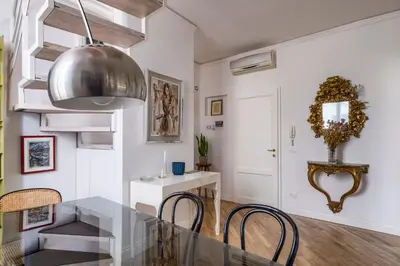 Area soggiorno di Pitti Design apartment