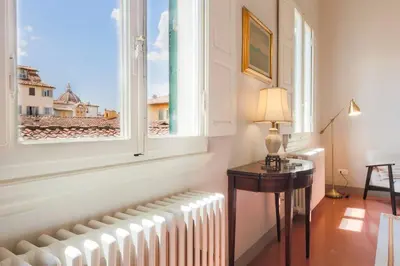 Area soggiorno di Apartments Florence- Alfieri Prestige with terrace