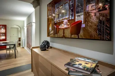 Area soggiorno di YID penthouse in Santa Croce