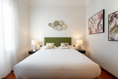 Letto o letti in una camera di Elegant Suite Central Florence
