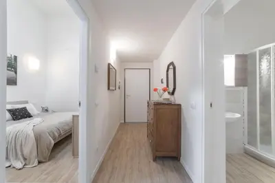 Letto o letti in una camera di Cittadella Apartment by Mamo Florence