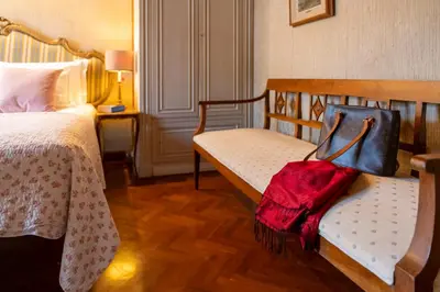Letto o letti in una camera di Golden Renaissance