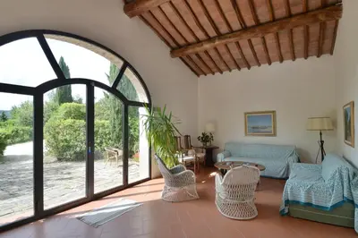 Letto o letti in una camera di Fattoria il Leccio - Elegant Suite on Florence Hills