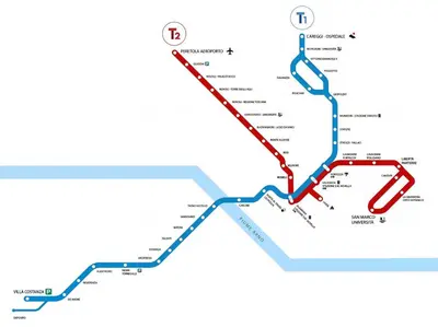 Planimetria di Florence Apartment 10 min dal centro-50 mt tram