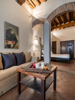 Area soggiorno di Santa Croce Junior Suite - Dolcevita Holiday