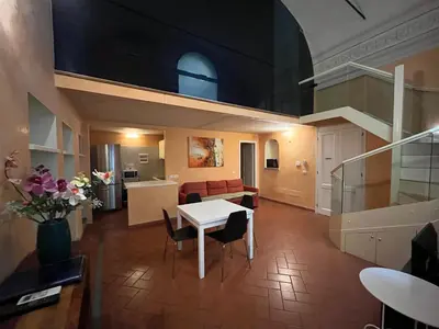 Area soggiorno di Appartamento in centro storico-Borgo Albizi 27