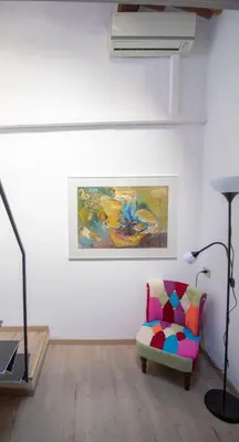 Area soggiorno di Santo Spirito apartment