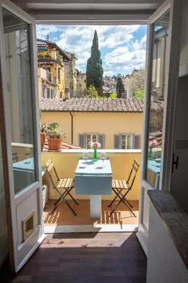 Balcone o terrazza di Santo Spirito apartment