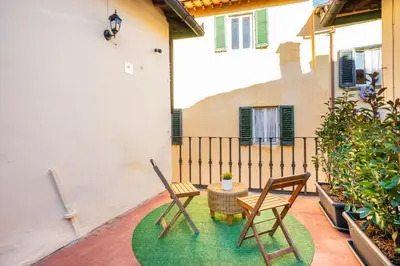 Balcone o terrazza di [Piazza Pitti]Luminoso Appartamento con Terrazzo e Parcheggio su richiesta