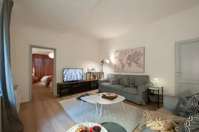 Area soggiorno di Canto Rivolto - Flo Apartments