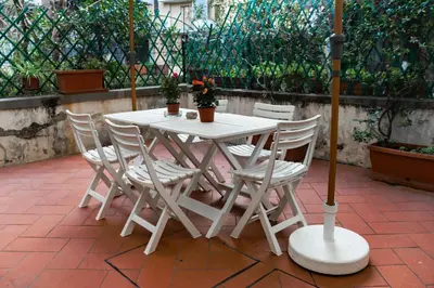 Ristorante o altro punto ristoro di Charming Home with exclusive courtyard in center of Florence