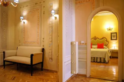 Letto o letti in una camera di Trebbio