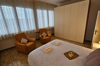 Letto o letti in una camera di Monticelli apt - 6 posti letto