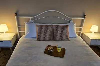 Letto o letti in una camera di Monticelli apt - 6 posti letto