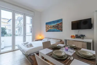 TV o dispositivi per l'intrattenimento presso Family Chich Suite in Florence