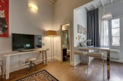 TV o dispositivi per l'intrattenimento presso Santo Spirito Studio Flat