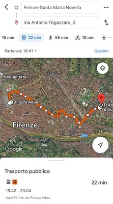 Planimetria di CasaLory Rent Apartment Florence