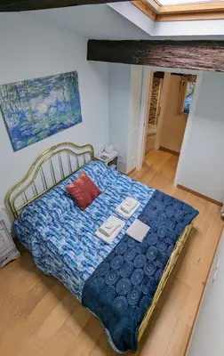 Letto o letti in una camera di Casa Veracini a Firenze