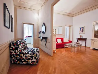 Area soggiorno di Apartments Florence - Ghibellina 96