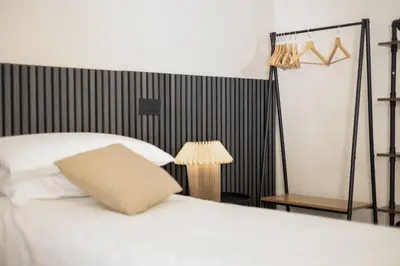 Letto o letti in una camera di La casetta di Grace