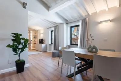 Area soggiorno di Apartments Florence- Florence Dome with View