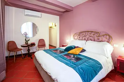 Letto o letti in una camera di Appartamento Centro Storico Pepi 22 Firenze