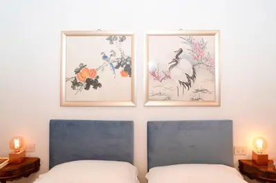 Letto o letti in una camera di Appartamento Centro Storico Pepi 22 Firenze