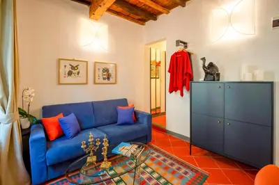 Area soggiorno di Appartamento Centro Storico Pepi 22 Firenze