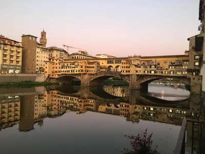 Vista sul fiume nelle vicinanze dell'appartamento