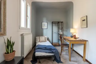 Letto o letti in una camera di Art Escape