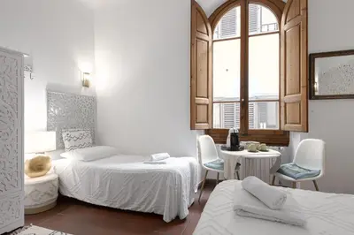 Letto o letti in una camera di Strange Uncle B&B