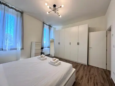 Letto o letti in una camera di The Pop Art Flat in Florence