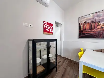 Letto o letti in una camera di The Pop Art Flat in Florence