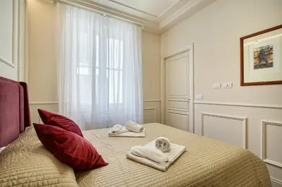 Letto o letti in una camera di Art Apartment Luxury Ponte Vecchio Suite