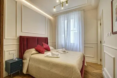 Letto o letti in una camera di Art Apartment Luxury Ponte Vecchio Suite