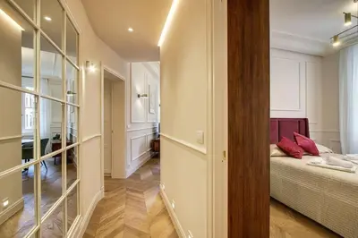 Letto o letti in una camera di Art Apartment Luxury Ponte Vecchio Suite