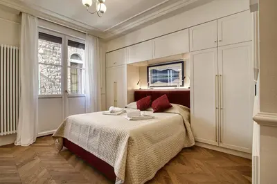 Letto o letti in una camera di Art Apartment Luxury Por Santa Maria