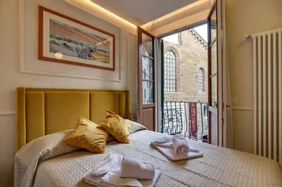 Letto o letti in una camera di Art Apartment Luxury Por Santa Maria