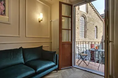 Area soggiorno di Art Apartment Luxury Por Santa Maria