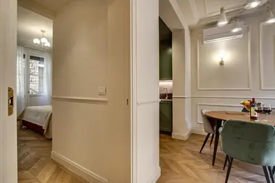 Letto o letti in una camera di Art Apartment Luxury Por Santa Maria