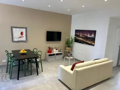 TV o dispositivi per l'intrattenimento presso Casa di Giotto 2 camere a 2 passi dal Lungarno