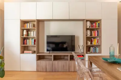 Biblioteca nell'appartamento