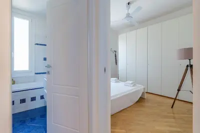 Letto o letti in una camera di Shiny Florence