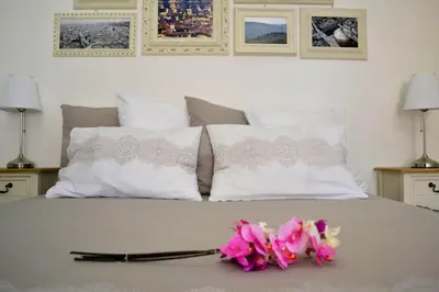 Letto o letti in una camera di Pontevecchio Relais