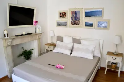Letto o letti in una camera di Pontevecchio Relais