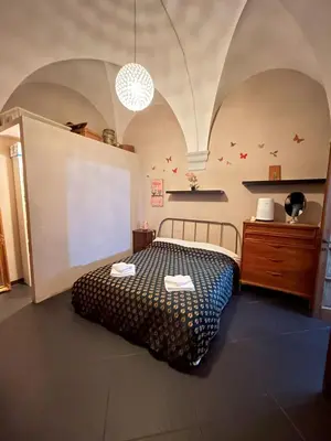 Letto o letti in una camera di Hot tub with bubbles up to 4 people - Pepi Dream by FlorenceHospitality com