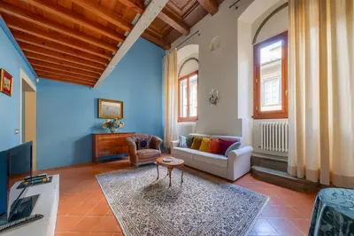 Area soggiorno di Firenze Rentals Dodi Duomo